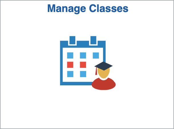 Manage Classes tile